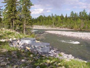 looking downstream